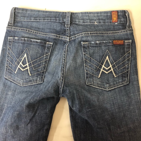 7FAM “A Pocket” Bootcut Jeans Size 27 - Picture 4 of 6